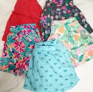 Lot 5T Girl Tiered Skort